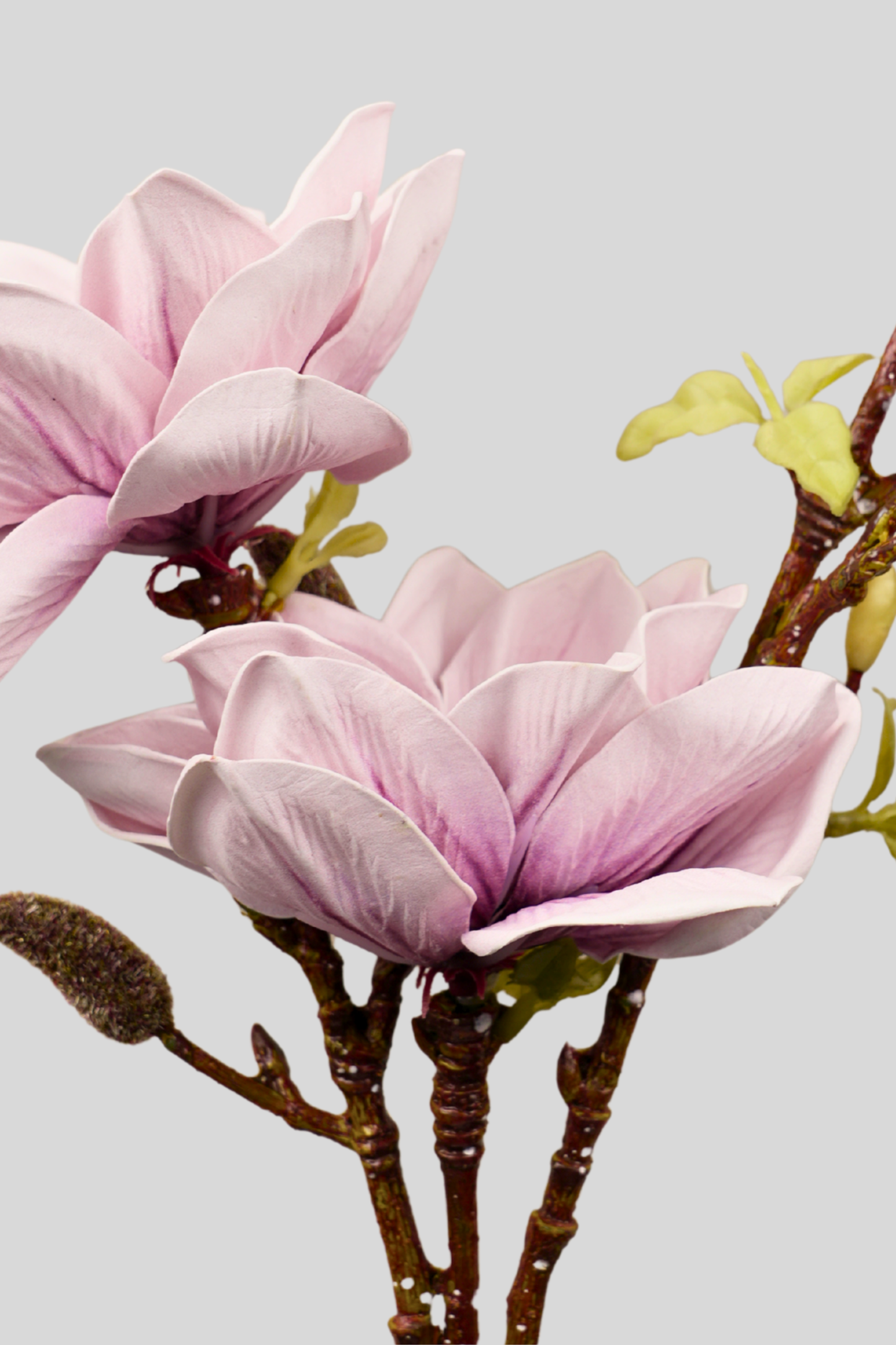 Faux Magnolia Elegant Flower Stem - Lavender