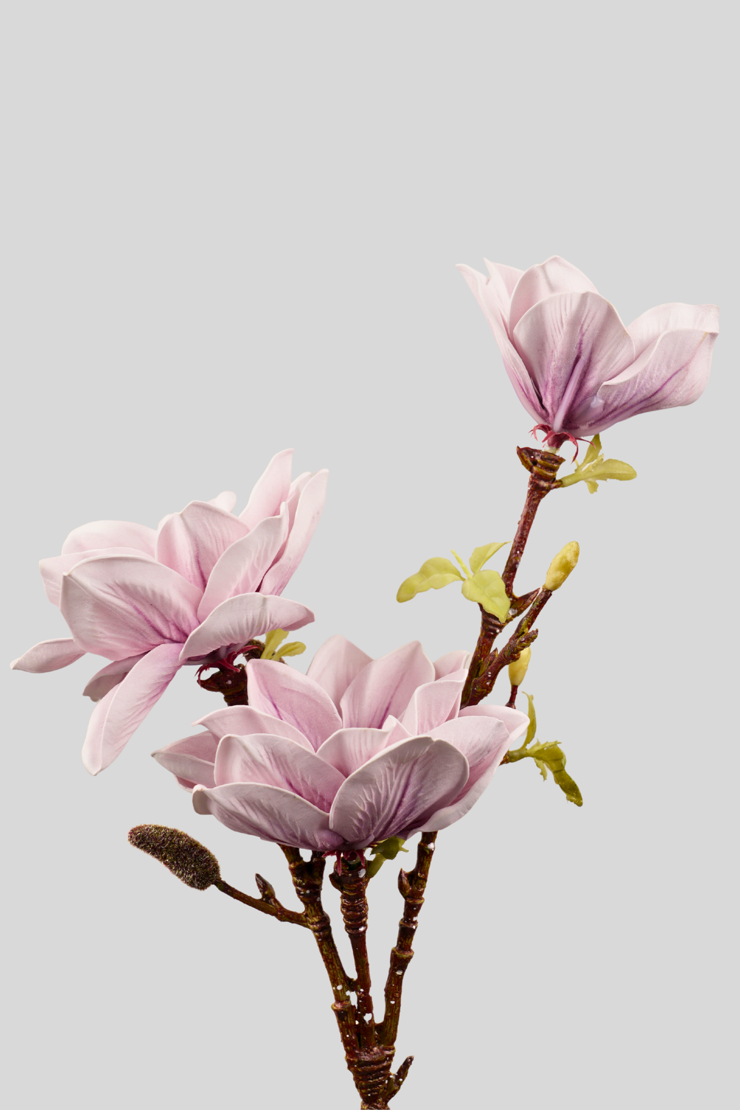 Faux Magnolia Elegant Flower Stem - Lavender