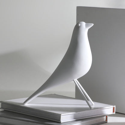 Enigmatic Intrigue Resin Bird Sculpture