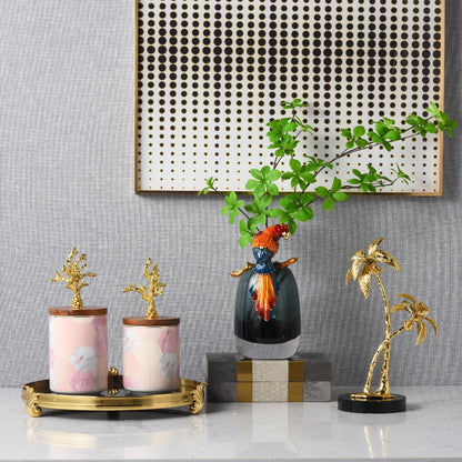 Gilded Oasis Palm Ornament