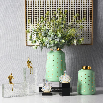 Gilded Constellation Flower Vase