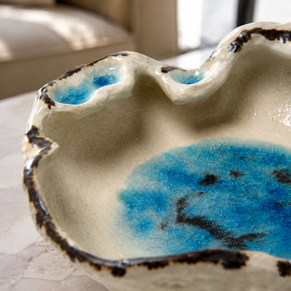 Verdant Plateau Lake Plate Decorative Tray
