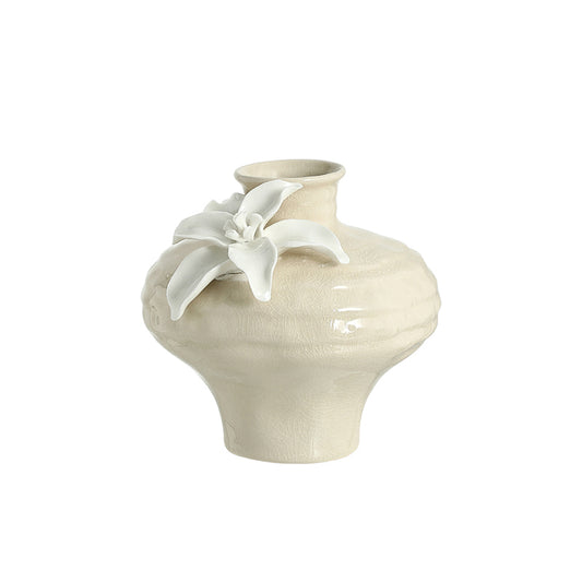 Ember Glazed Lily Vase