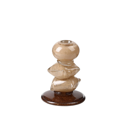 Halo Color Block Candlestick Candle Holder