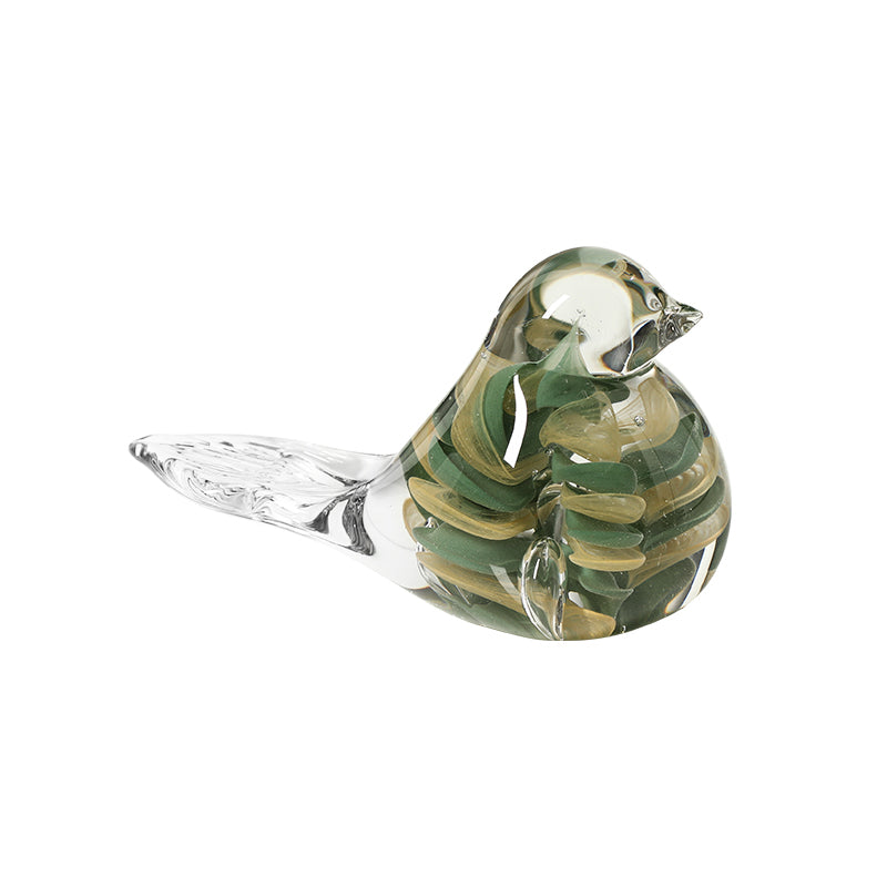 Dune Green Cascading Bird Decorative Figurine