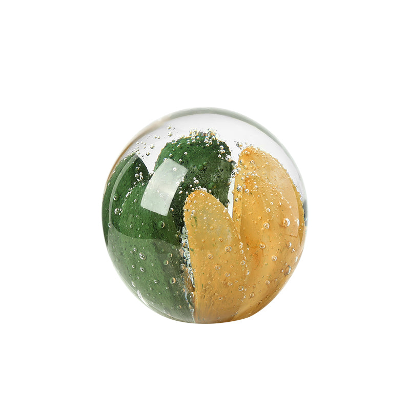 Arcadia Green Amber Cluster Decorative Accent
