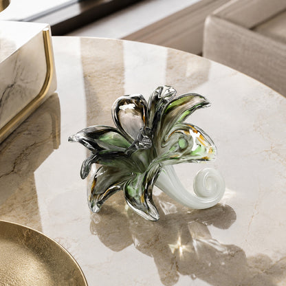 Halo Glass Flower Decorative Accent