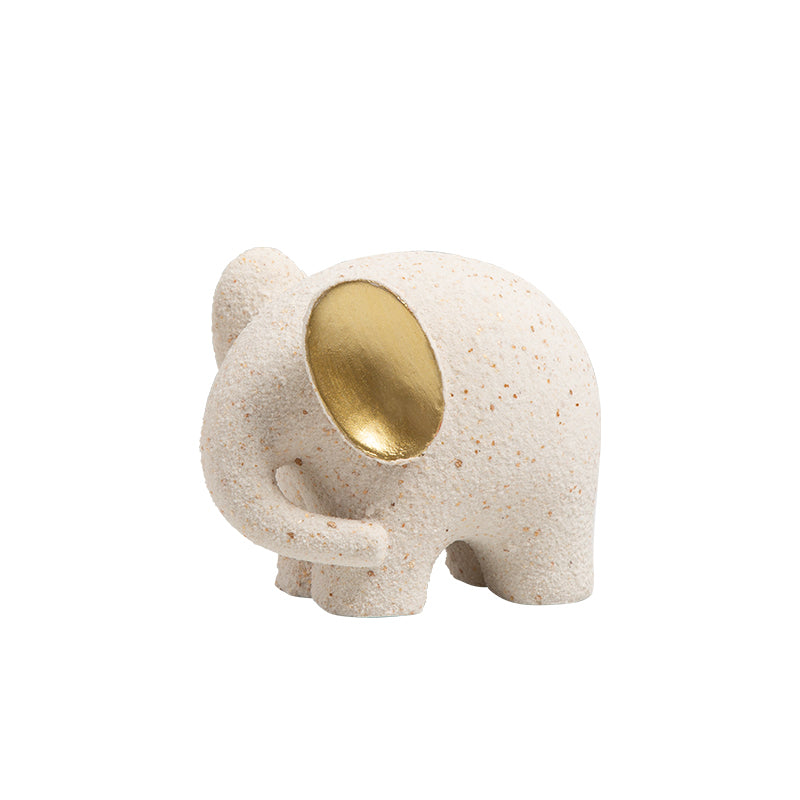 Ember Golden ear elephant Decorative Figurine