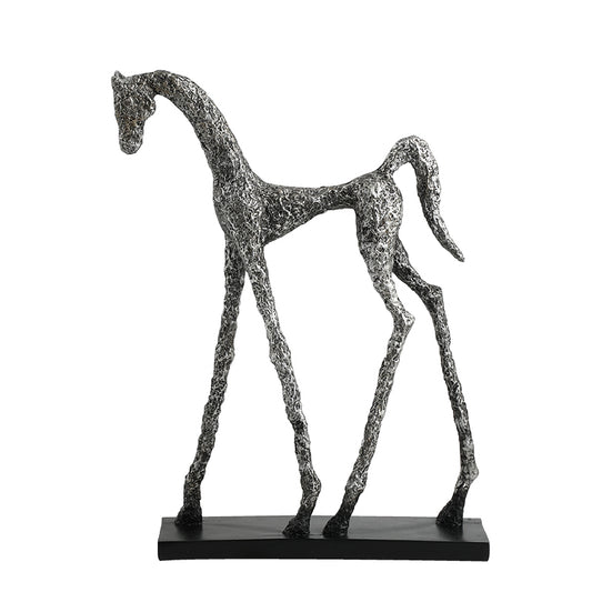 Dune Acient Sliver Horse Decorative Figurine