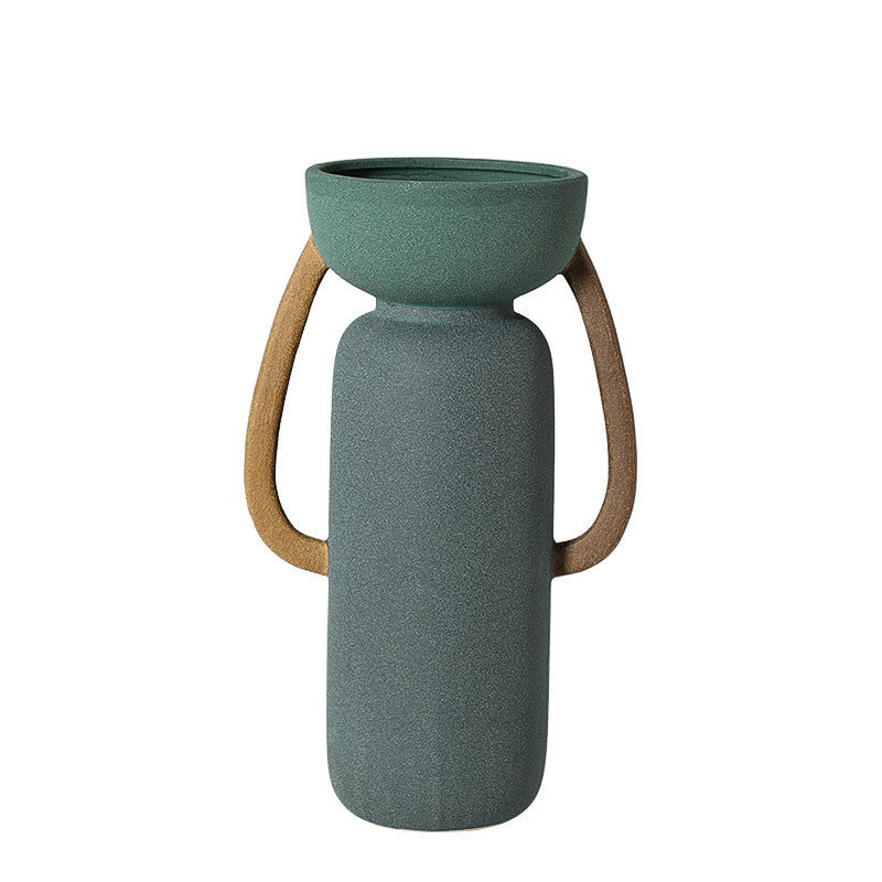 Willow Four-Color Amphorae Vase