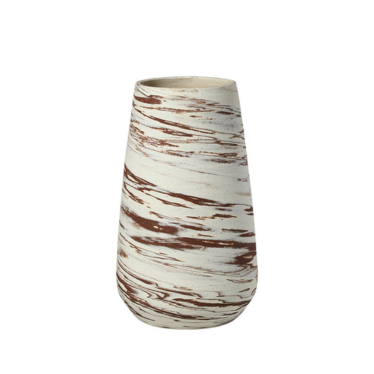 Celeste Brown and white bottle Decorative Accent