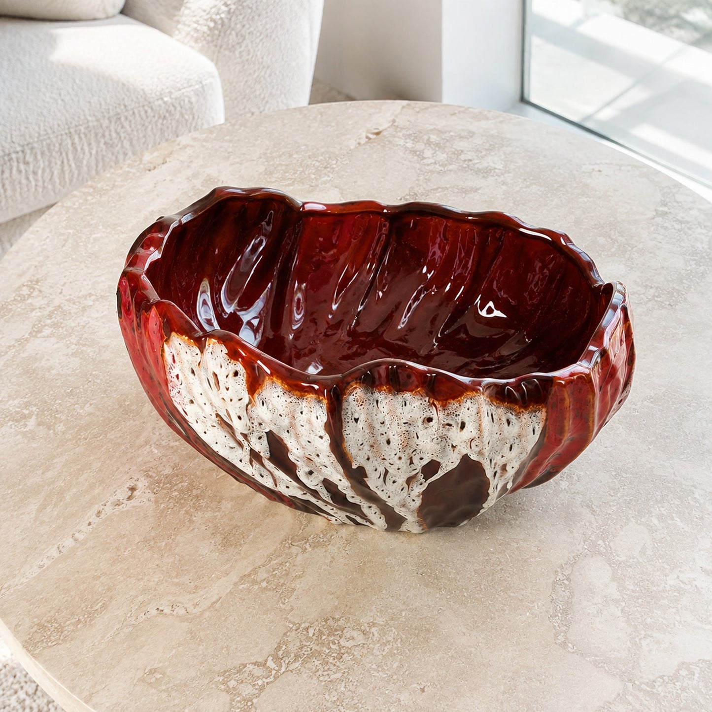 Ember Colorful Splashed Glaze Plate Decorative Tray