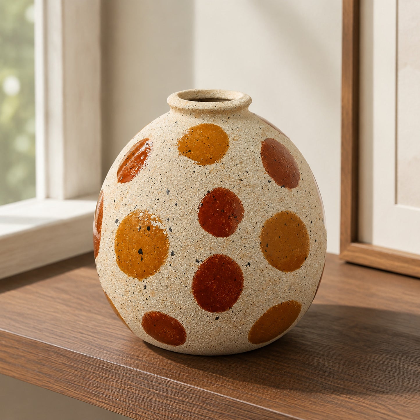 Halo Bright Round Sand Vase