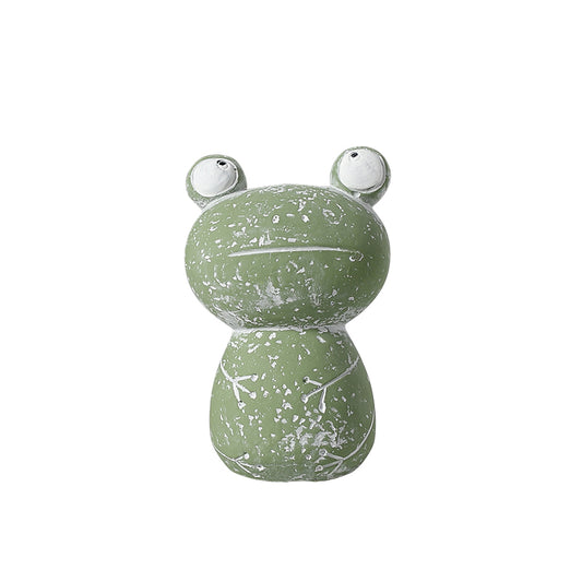 Meadow Big-Eyed Cute Frog Decorative Accent