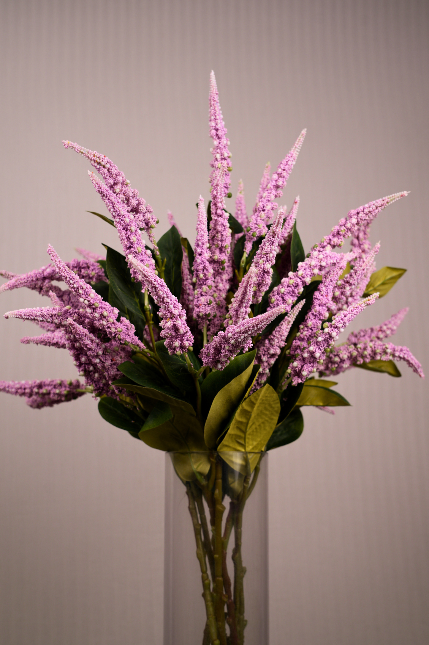 Faux Foxtail Amaranth Vibrant Flower Stem - Lavender
