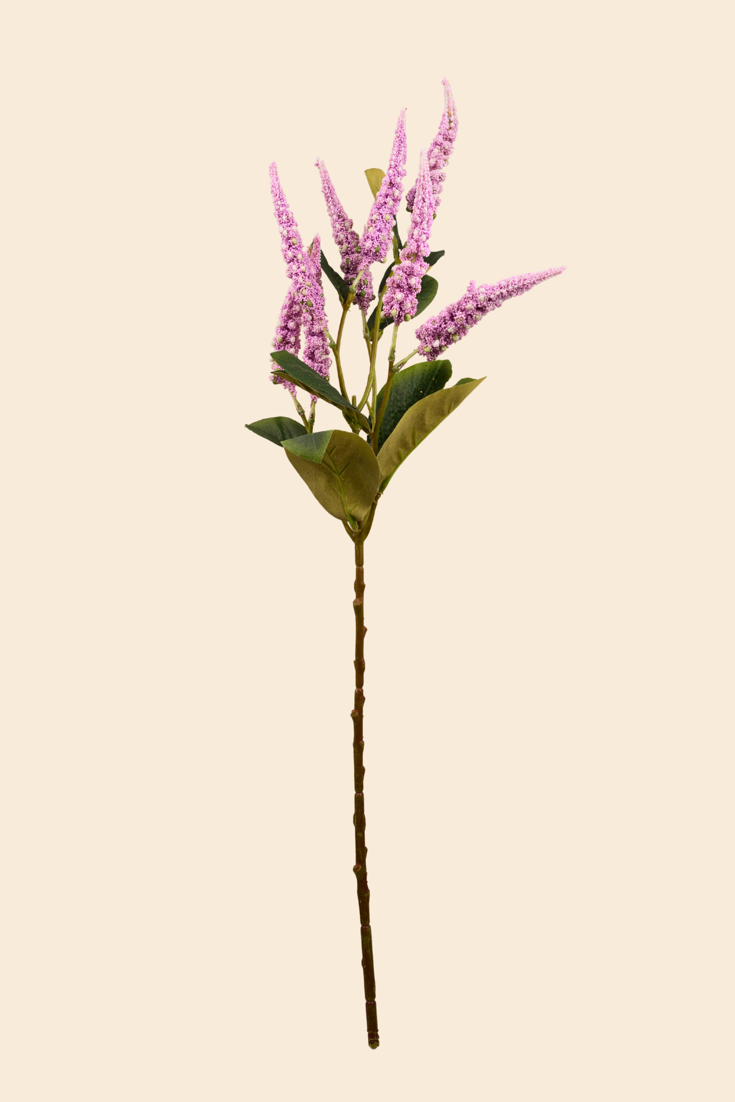 Faux Foxtail Amaranth Vibrant Flower Stem - Lavender