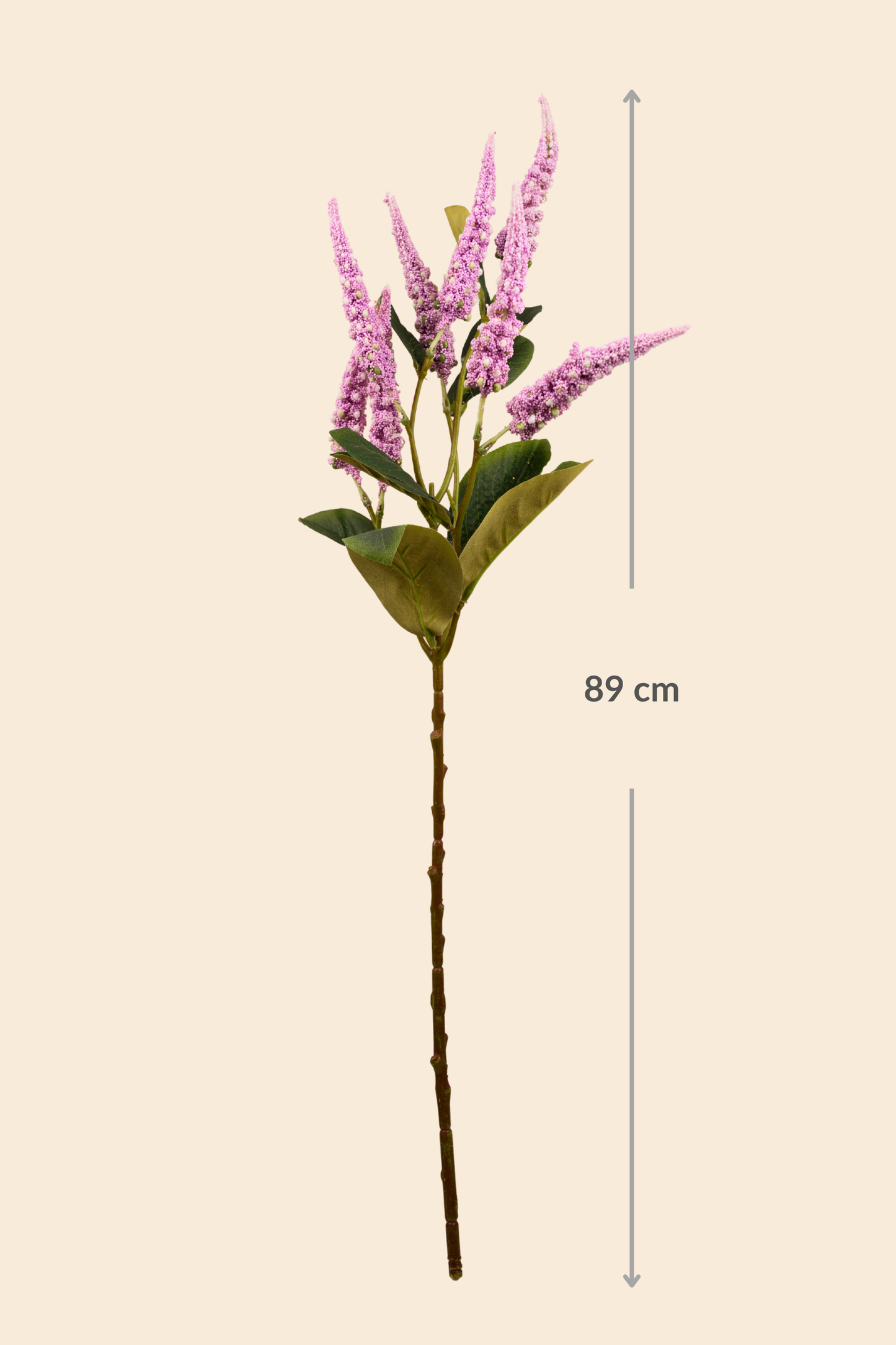 Faux Foxtail Amaranth Vibrant Flower Stem - Lavender