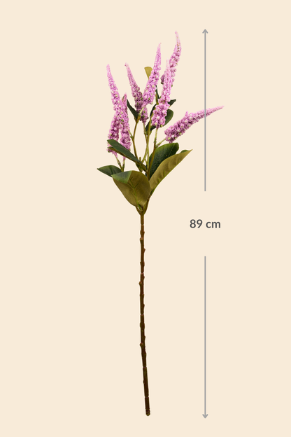 Faux Foxtail Amaranth Vibrant Flower Stem - Lavender