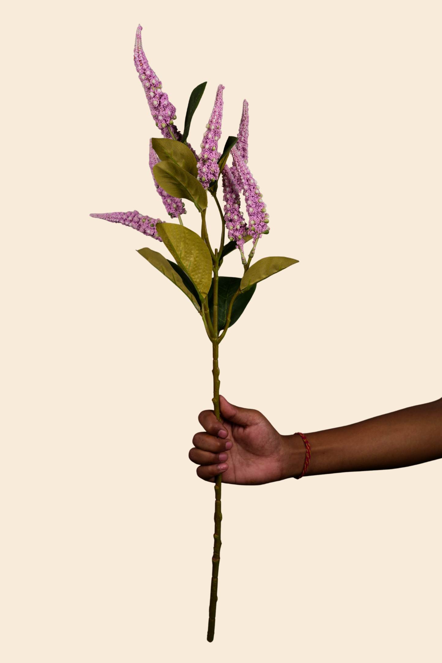 Faux Foxtail Amaranth Vibrant Flower Stem - Lavender