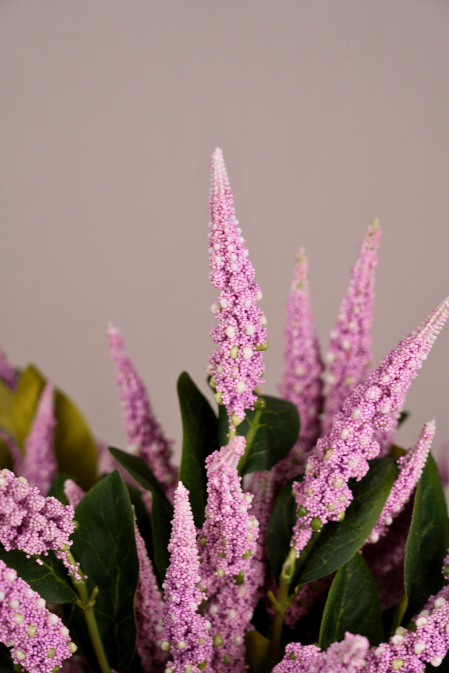 Faux Foxtail Amaranth Vibrant Flower Stem - Lavender