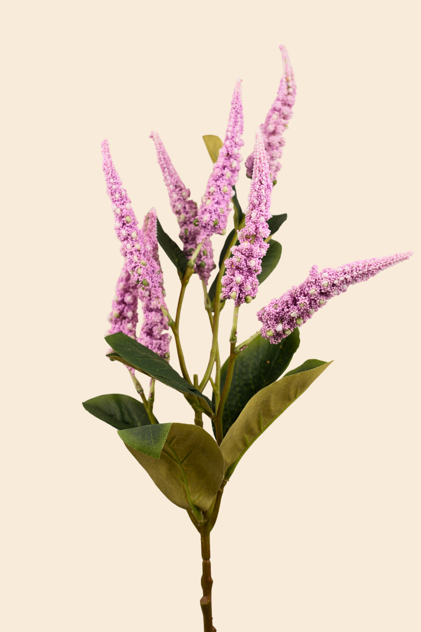 Faux Foxtail Amaranth Vibrant Flower Stem - Lavender