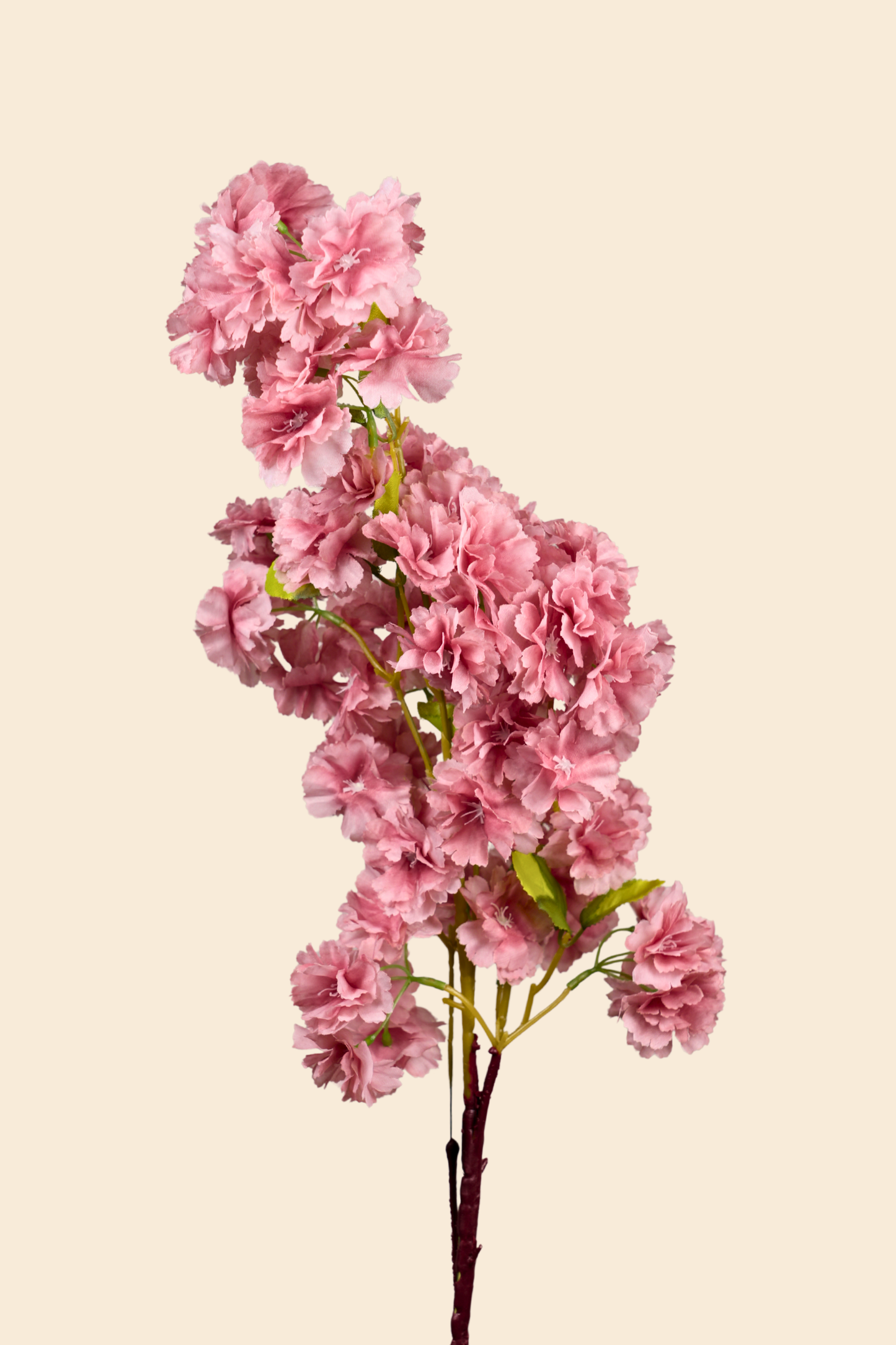 Faux Cherry Blossom Sakura Flower Stem - Pink