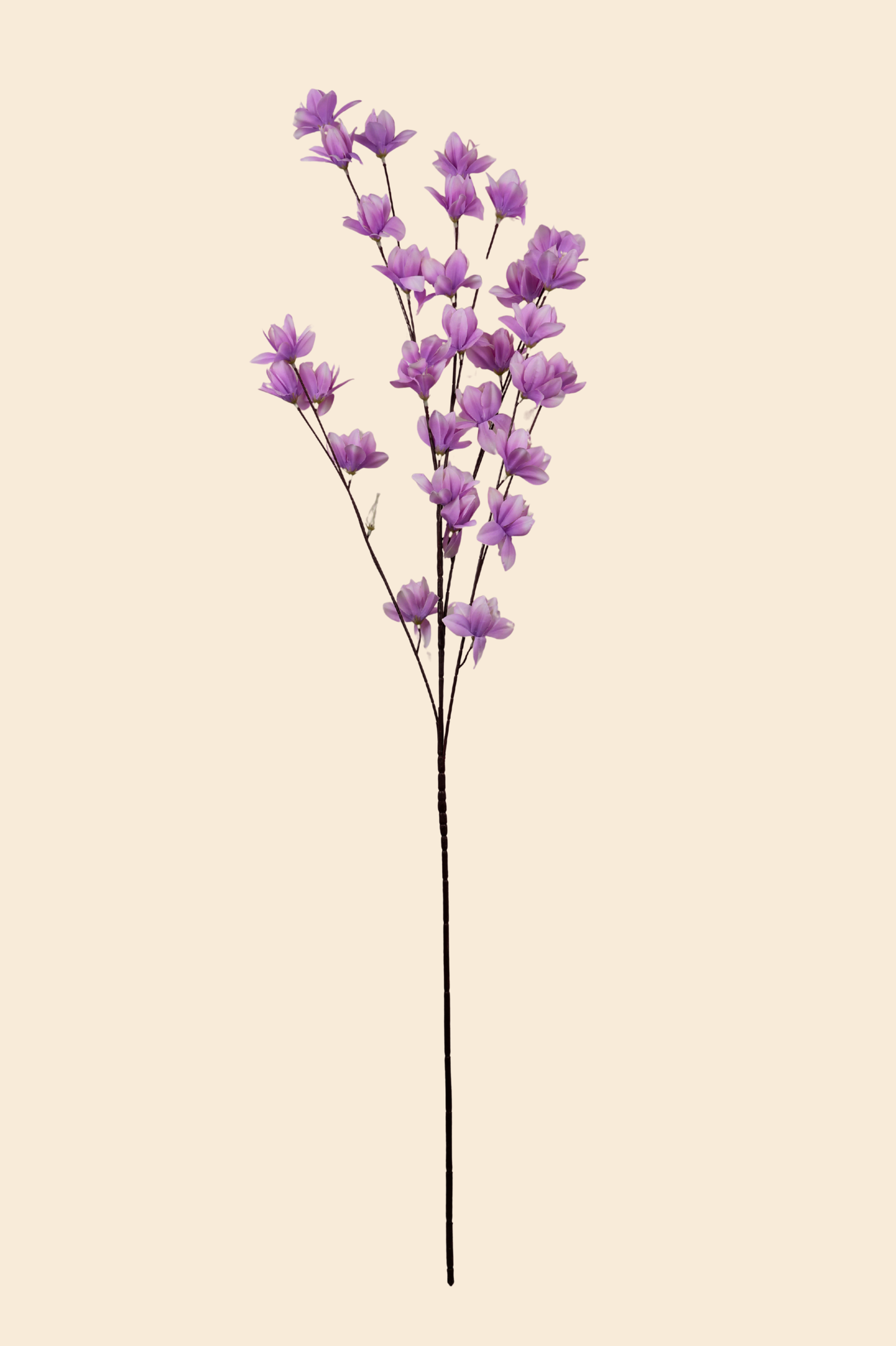 Faux Magnolia Spray Yulan Flower Stem - Lavender