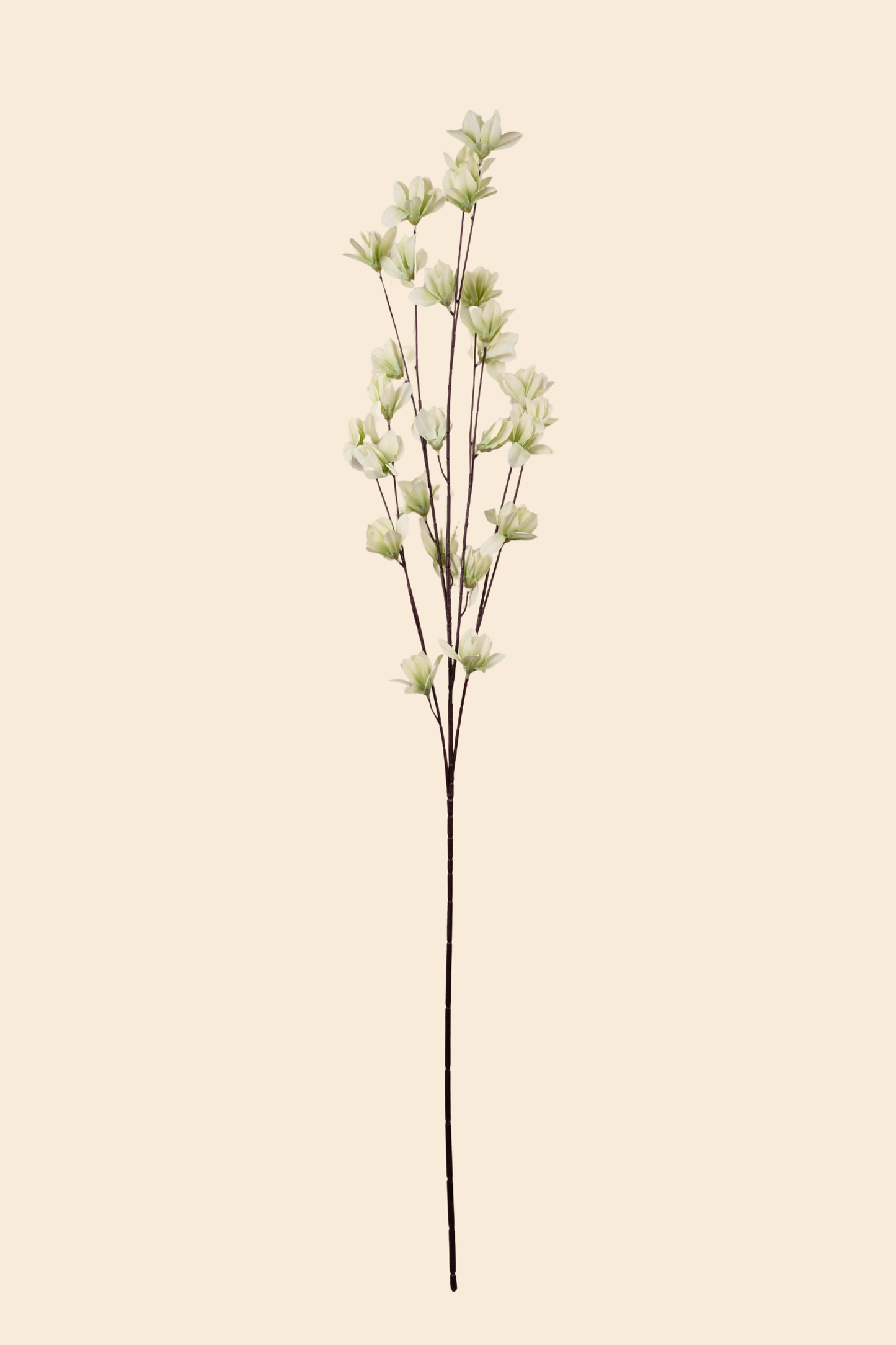 Faux Magnolia Spray Yulan Flower Stem - Mint Green