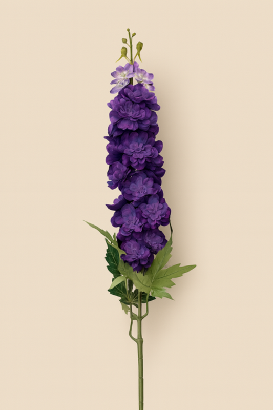 Faux Delphinium Enchanted Flower Stem - Purple