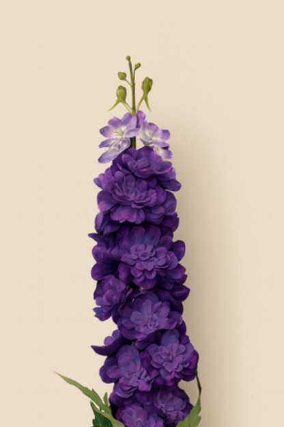 Faux Delphinium Enchanted Flower Stem - Purple