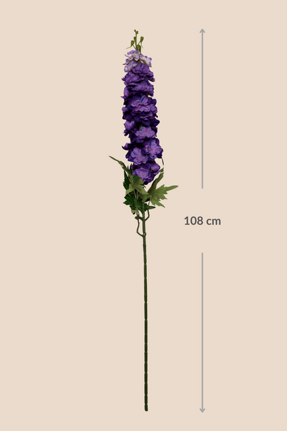 Faux Delphinium Enchanted Flower Stem - Purple