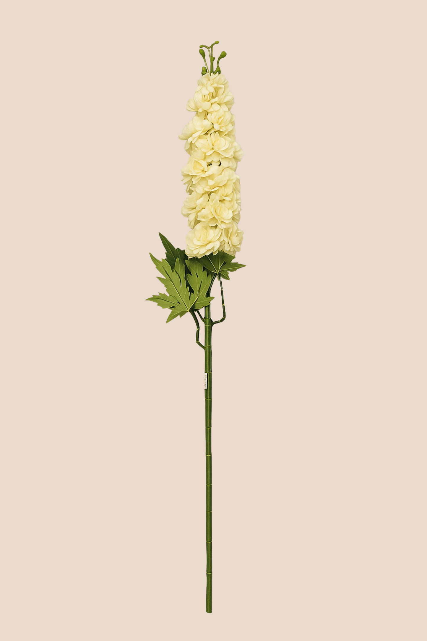 Faux Delphinium Enchanted Flower Stem - Cream