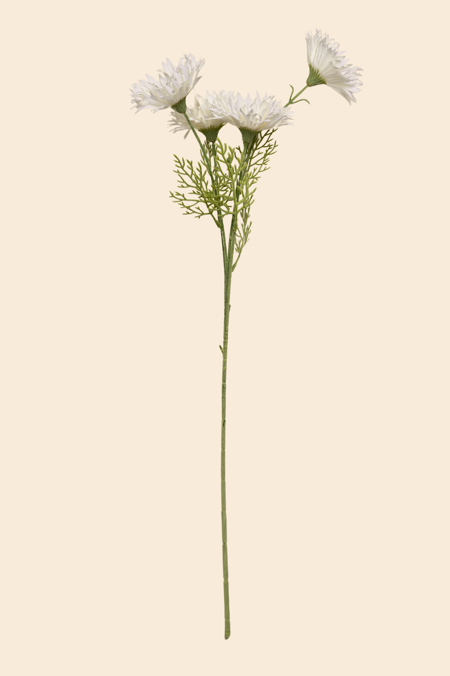 Faux Gerbera Daisy Graceful Flower Stem - Cream