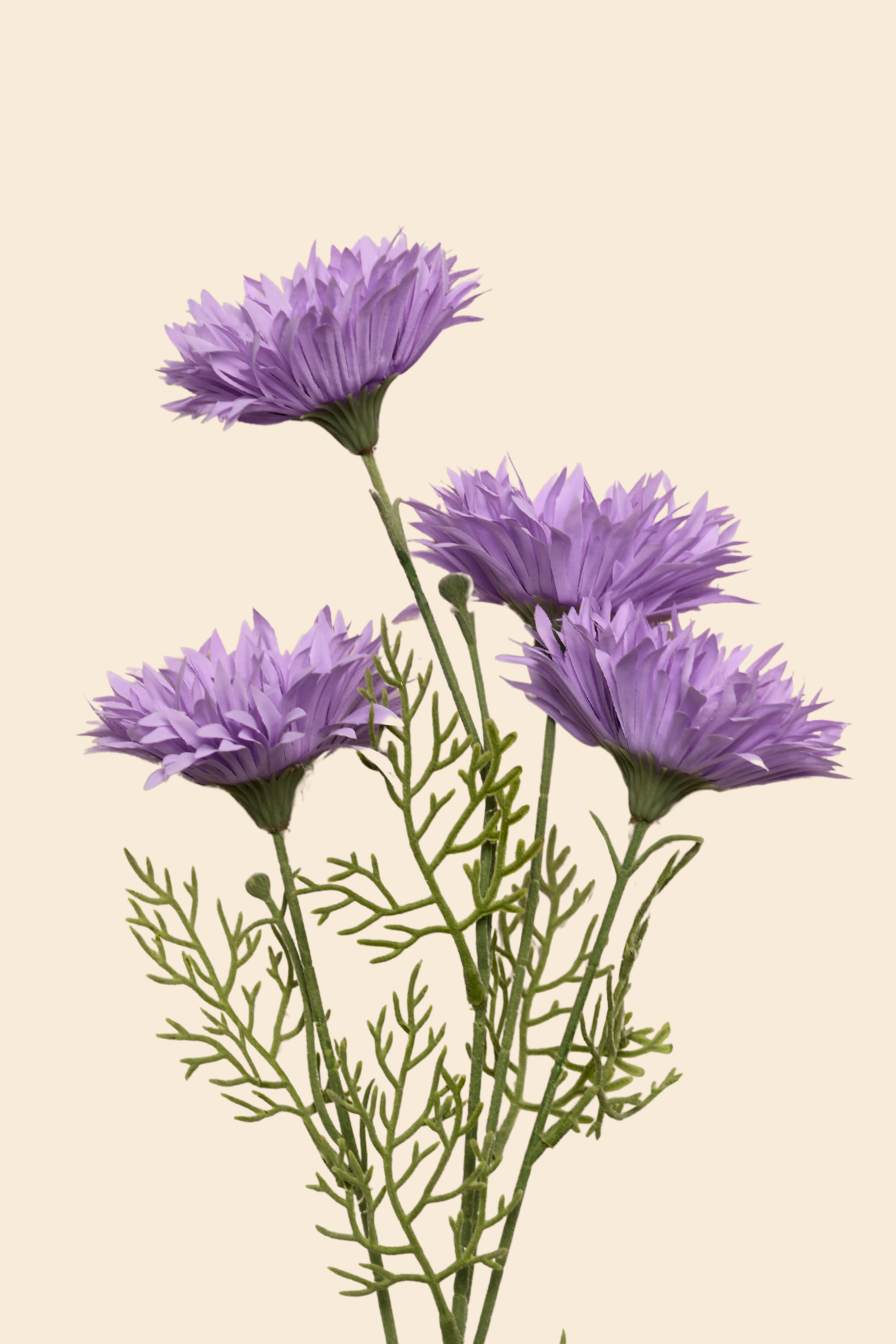 Faux Gerbera Daisy Graceful Flower Stem - Lavender