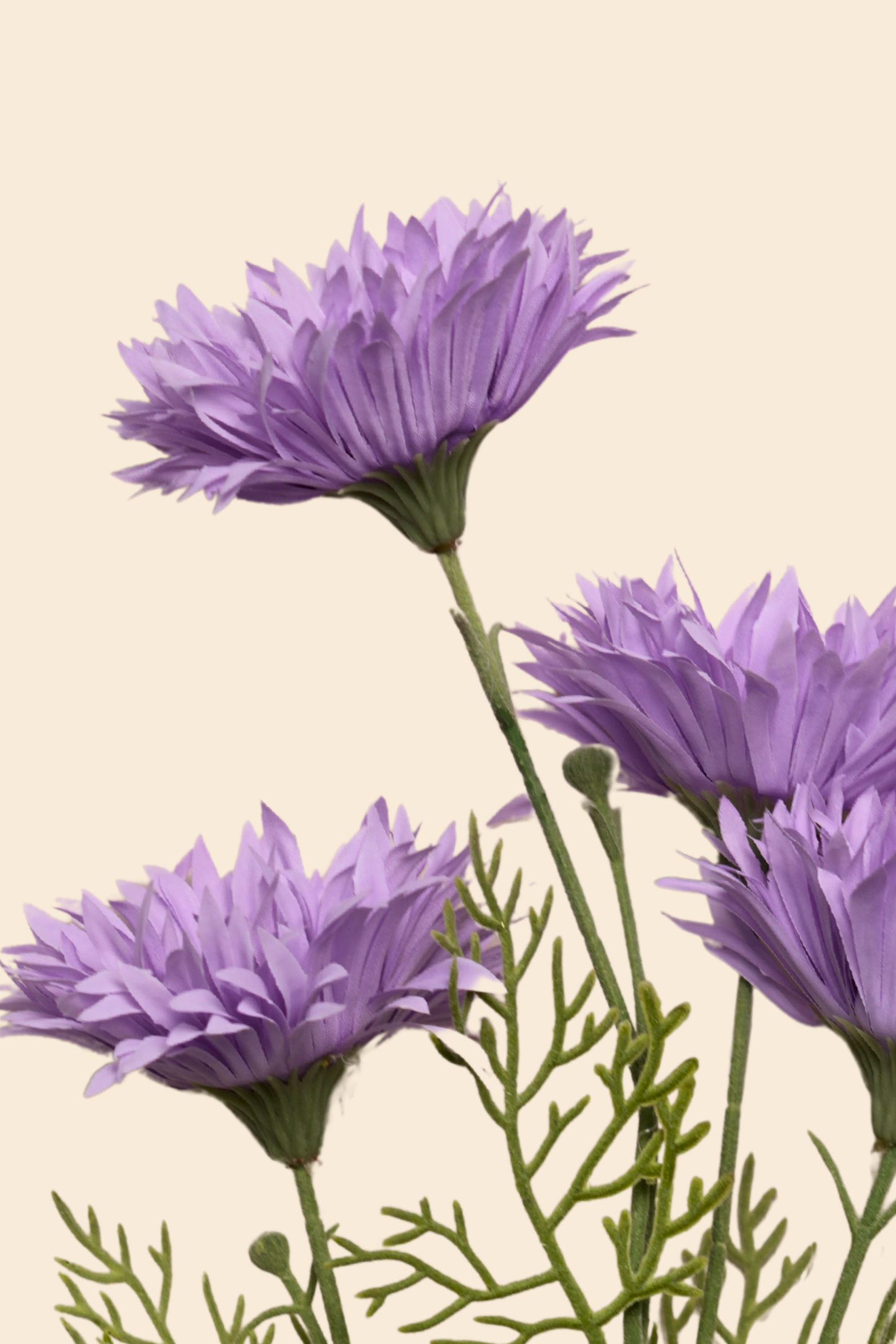 Faux Gerbera Daisy Graceful Flower Stem - Lavender