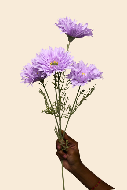 Faux Gerbera Daisy Graceful Flower Stem - Lavender