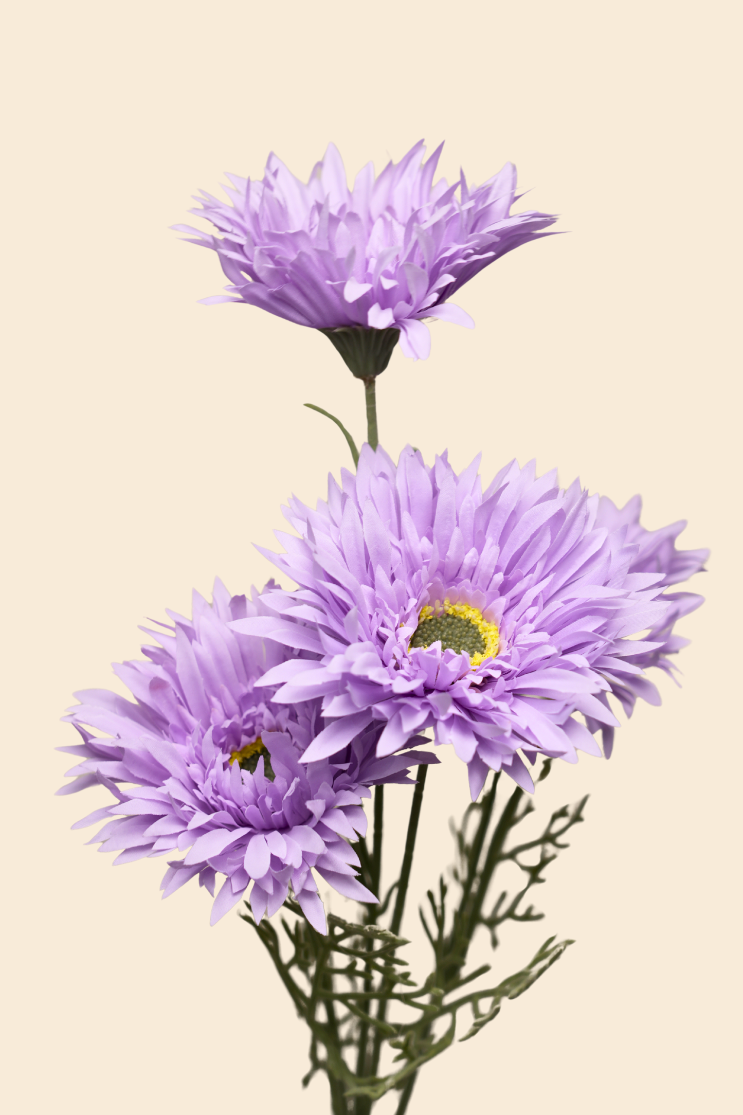 Faux Gerbera Daisy Graceful Flower Stem - Lavender