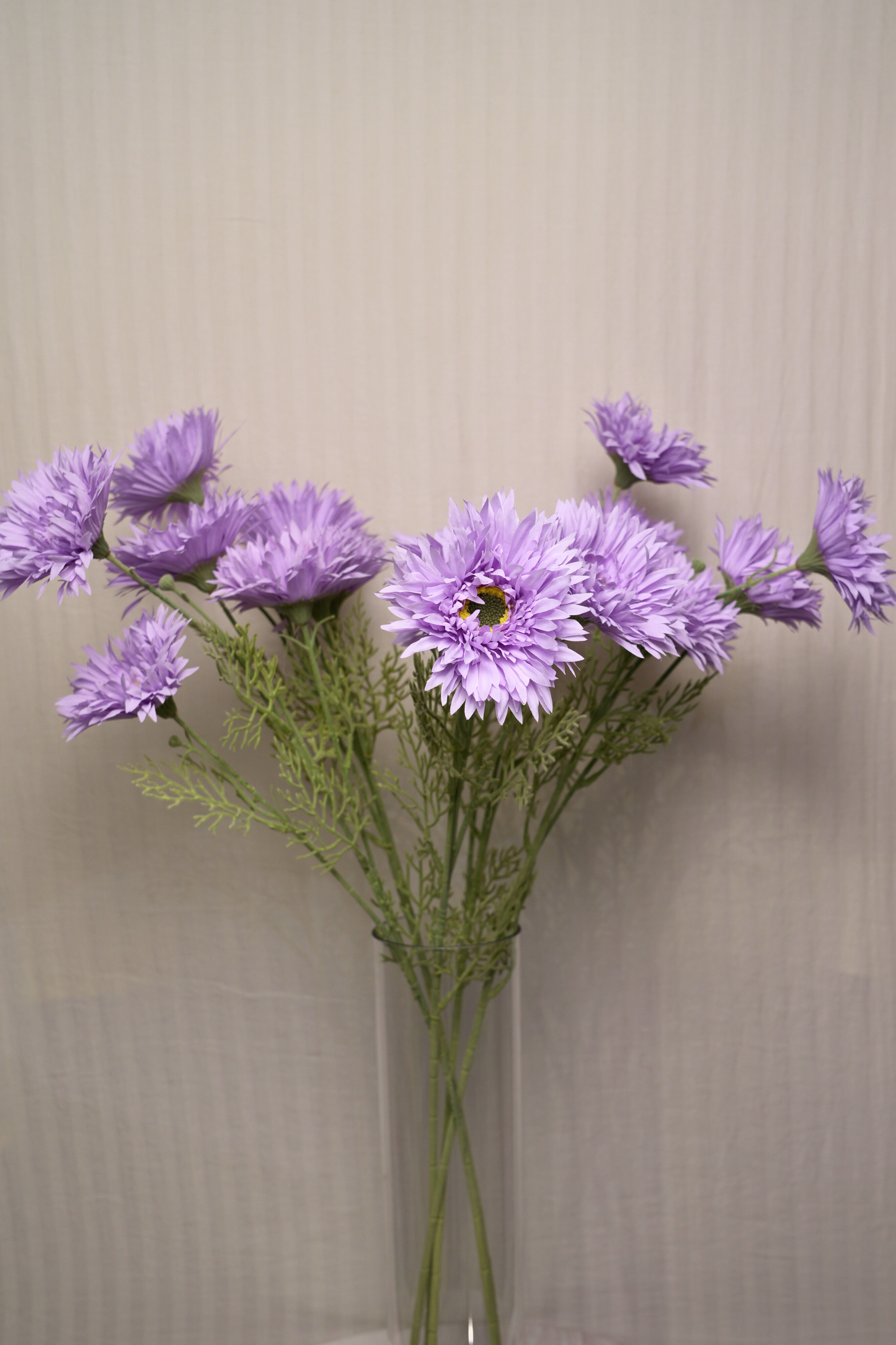 Faux Gerbera Daisy Graceful Flower Stem - Lavender