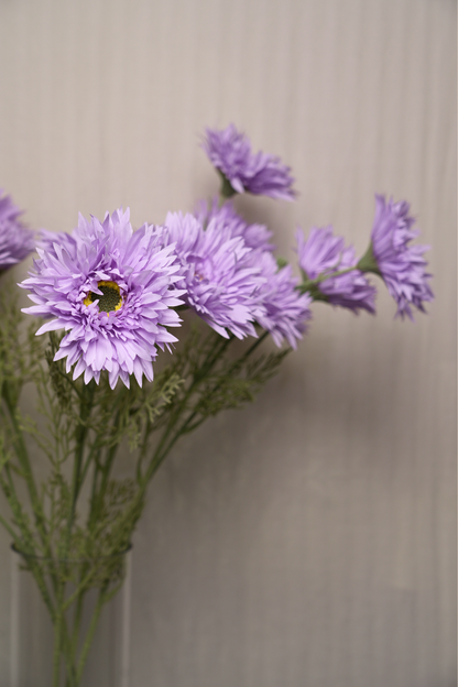 Faux Gerbera Daisy Graceful Flower Stem - Lavender