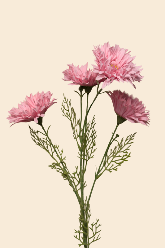 Faux Gerbera Daisy Graceful Flower Stem - Pink
