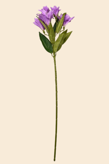 Faux Alstroemeria Peruvian Lily Blooming Flower Stem - Lavender