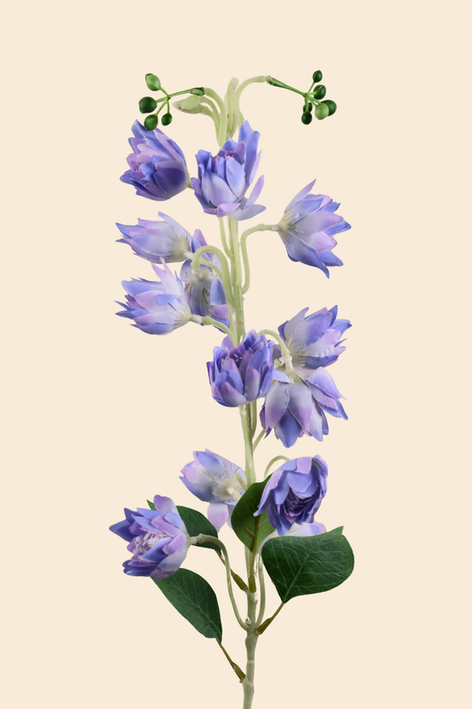 Faux Bluebell Delightful Flower Stem - Blue