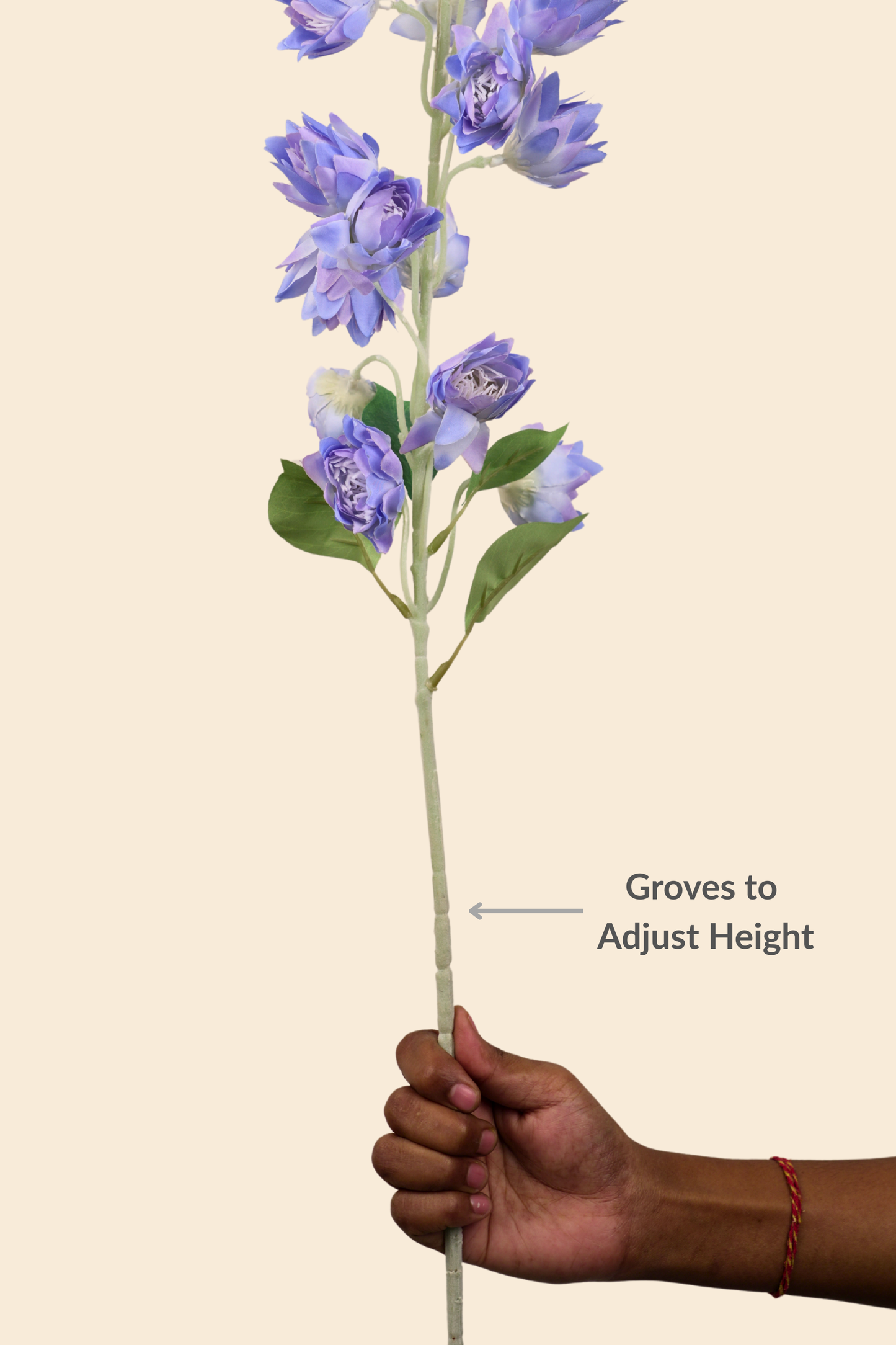 Faux Bluebell Delightful Flower Stem - Blue