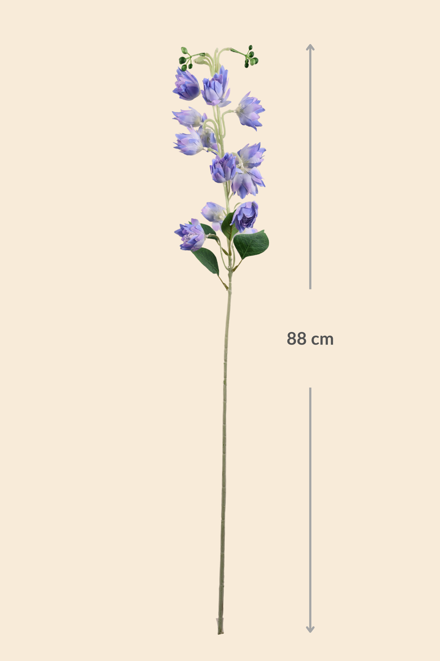 Faux Bluebell Delightful Flower Stem - Blue