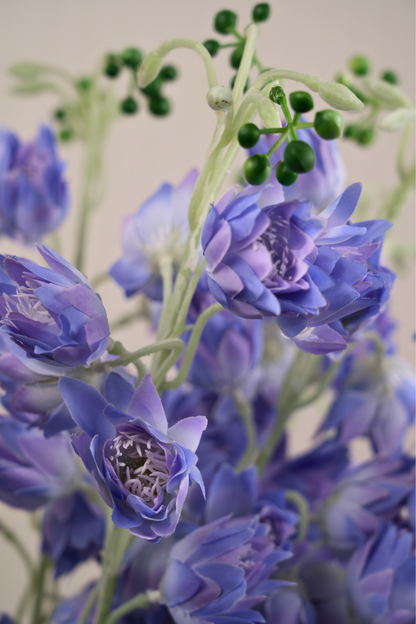 Faux Bluebell Delightful Flower Stem - Blue