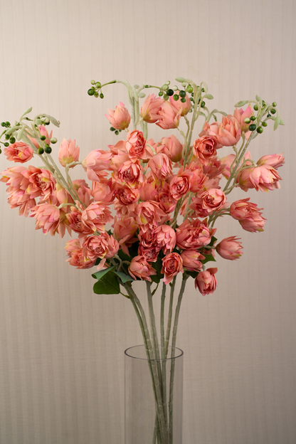 Faux Bluebell Delightful Flower Stem - Peach