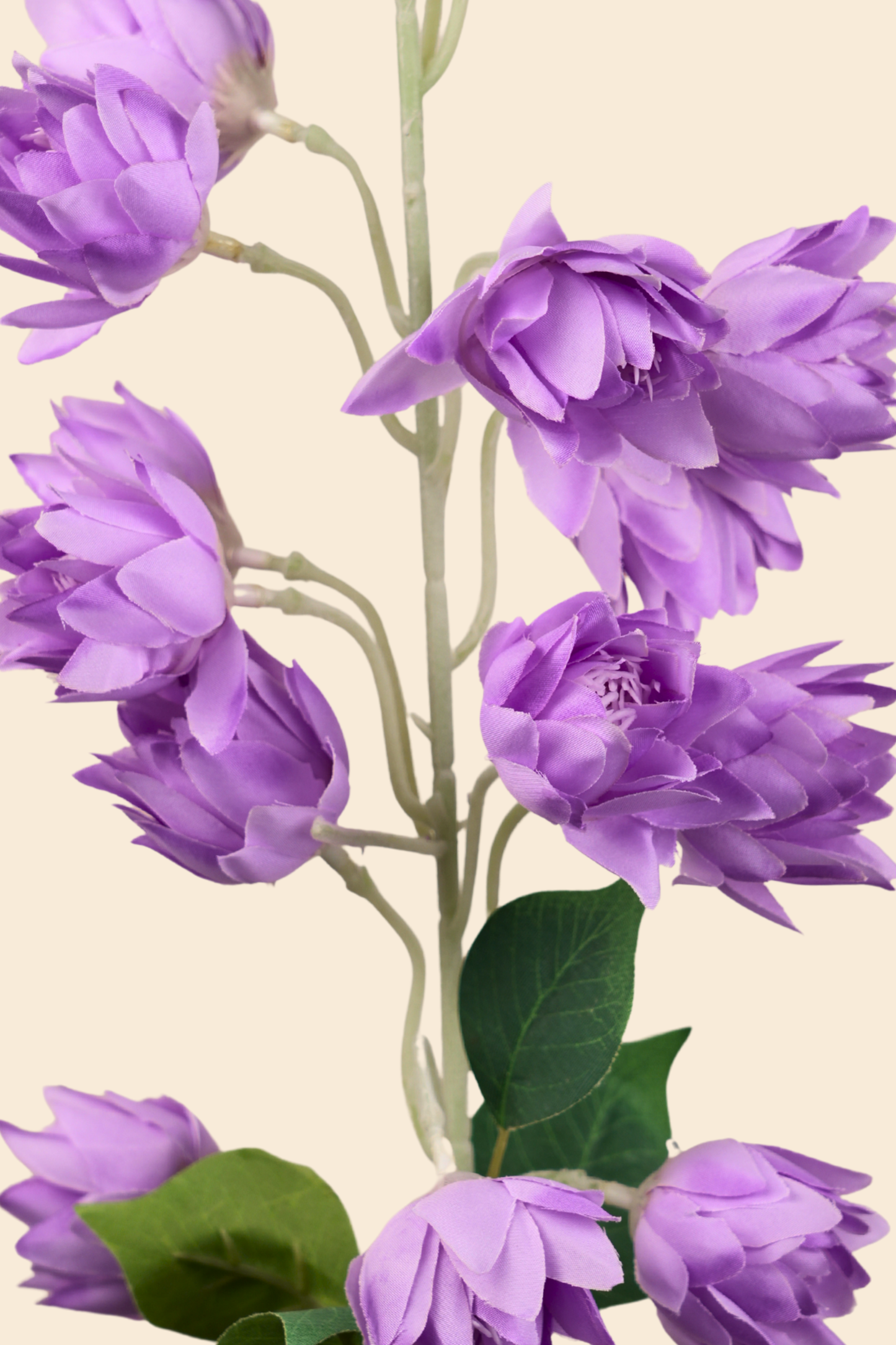 Faux Bluebell Delightful Flower Stem - Purple