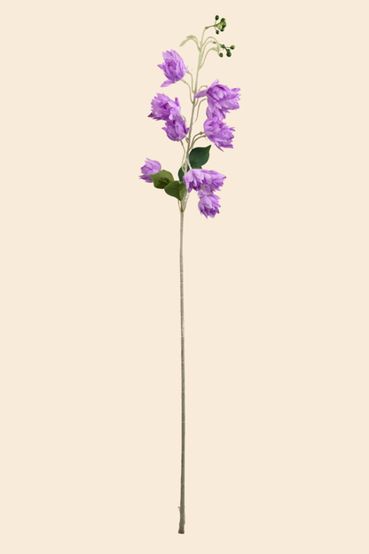 Faux Bluebell Delightful Flower Stem - Purple