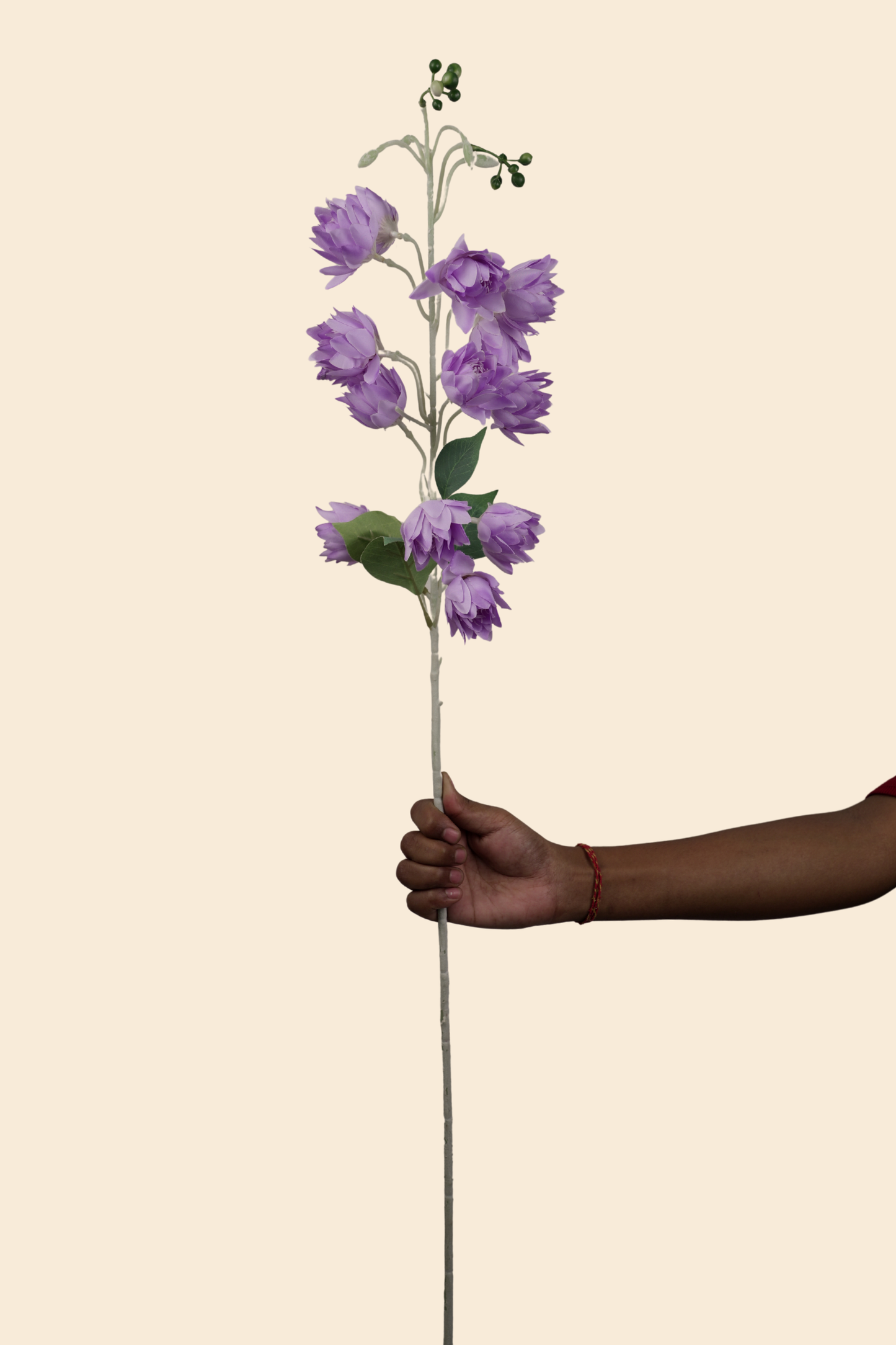Faux Bluebell Delightful Flower Stem - Purple
