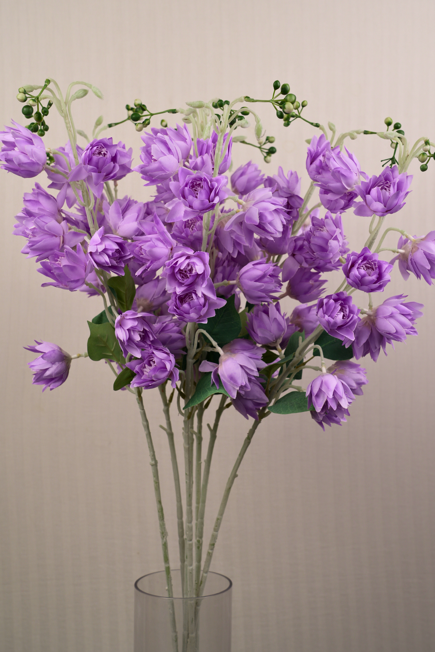Faux Bluebell Delightful Flower Stem - Purple